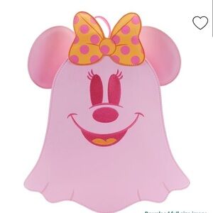 Minnie Mouse ghost Loungefly back pack NWT glow in the dark!